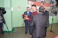 Открытии тренажёрного зала в Речицкой СДЮШОР № 1