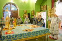 Божественная литургия в день празднования иконы Божией Матери «Козельщанская»