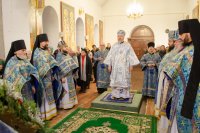 Божественная литургия в день празднования иконы Божией Матери «Козельщанская»