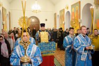 Божественная литургия в день празднования иконы Божией Матери «Козельщанская»