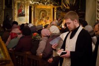 Вечернее богослужение в канун Вселенской родительской субботы