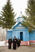 Рабочий визит в храм Архангела Михаила д.Хальч Рабочий визит в храм Архангела Михаила д.Хальч