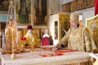 Божественная литургия в день всех преподобных отцев в подвиге просиявших Божественная литургия в день всех преподобных отцев в подвиге просиявших