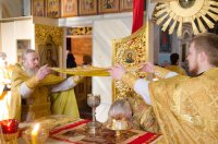 Божественная литургия в день всех преподобных отцев в подвиге просиявших Божественная литургия в день всех преподобных отцев в подвиге просиявших