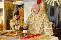 Божественная литургия в день всех преподобных отцев в подвиге просиявших Божественная литургия в день всех преподобных отцев в подвиге просиявших