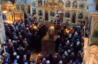 Преосвященнейший Стефан совершил вечерню с чином прощения Преосвященнейший Стефан совершил вечерню с чином прощения