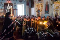 Преосвященнейший Стефан совершил вечерню с чином прощения Преосвященнейший Стефан совершил вечерню с чином прощения