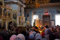 Преосвященнейший Стефан совершил вечерню с чином прощения Преосвященнейший Стефан совершил вечерню с чином прощения