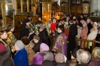 Преосвященнейший Стефан совершил вечерню с чином прощения Преосвященнейший Стефан совершил вечерню с чином прощения