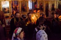 Преосвященнейший Стефан совершил вечерню с чином прощения Преосвященнейший Стефан совершил вечерню с чином прощения