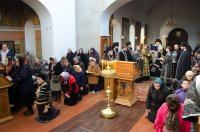 Епископ Стефан совершил Великое повечерие с чтением покаянного канона преподобного Андрея Критского