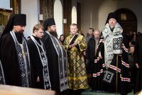 Епископ Стефан совершил Великое повечерие с чтением покаянного канона преподобного Андрея Критского