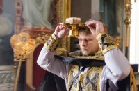 Божественная литургия Преждеосвященных Даров в Свято-Петро-Павловском кафедральном соборе г.Гомеля