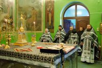 Божественная литургия Преждеосвященных Даров в Свято-Никольском мужском монастыре г.Гомеля