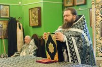 Божественная литургия Преждеосвященных Даров в Свято-Никольском мужском монастыре г.Гомеля