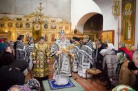 Божественная литургия Преждеосвященных Даров в Свято-Никольском мужском монастыре г.Гомеля