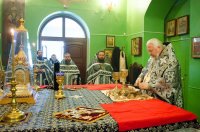 Божественная литургия Преждеосвященных Даров в Свято-Никольском мужском монастыре г.Гомеля