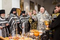 Божественная литургия Преждеосвященных Даров в Свято-Никольском мужском монастыре г.Гомеля