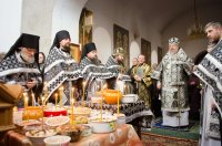 Божественная литургия Преждеосвященных Даров в Свято-Никольском мужском монастыре г.Гомеля