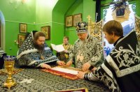 Божественная литургия Преждеосвященных Даров в Свято-Никольском мужском монастыре г.Гомеля