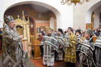 Божественная литургия Преждеосвященных Даров в Свято-Никольском мужском монастыре г.Гомеля