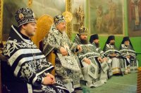 Божественная литургия Преждеосвященных Даров в Свято-Никольском мужском монастыре г.Гомеля