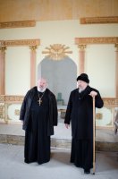Рабочая поездка епископа Стефана в строящийся храм вмч. Димитрия Солунского