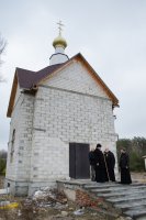 Рабочая поездка епископа Стефана в строящийся храм вмч. Димитрия Солунского