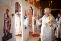 Божественная литургия в храме Луки Воино-Ясенецкого г.Гомеля