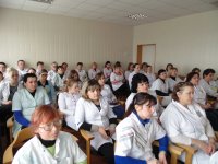 Состоялась встреча священнослужителя с медицинским персоналом Добрушской районной поликлиники