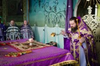 Архимандрит Амвросий (Шевцов) возглавил Божественную литургию в Свято-Троицком соборе г.Жлобина Архимандрит Амвросий (Шевцов) возглавил Божественную литургию в Свято-Троицком соборе г.Жлобина