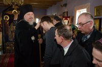 Преосвященнейший Стефан совершил в храме св.мч. Иоанна Воина г.Жлобина пассию