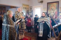 Преосвященнейший Стефан совершил в храме св.мч. Иоанна Воина г.Жлобина пассию