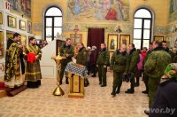 Солдаты воинской части 11724-Добруш посетили храм Преображения Господня в г.Гомеле