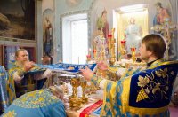 Божественная литургия в праздник Благовещения Пресвятой Богородицы