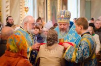 Божественная литургия в праздник Благовещения Пресвятой Богородицы