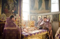 Божественная литургия в день отдания праздника Благовещения Пресвятой Богородицы и Собора Архангела Гавриила