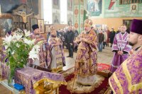 Божественная литургия в день отдания праздника Благовещения Пресвятой Богородицы и Собора Архангела Гавриила