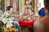 Божественная литургия в день отдания праздника Благовещения Пресвятой Богородицы и Собора Архангела Гавриила