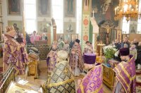 Божественная литургия в день отдания праздника Благовещения Пресвятой Богородицы и Собора Архангела Гавриила