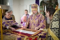 Божественная литургия в день отдания праздника Благовещения Пресвятой Богородицы и Собора Архангела Гавриила