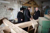 Преосвященнейший Стефан совершил рабочие поездки по строящимся и реставрируемым храмам Светлогорского округа