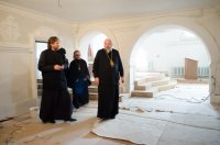 Преосвященнейший Стефан совершил рабочие поездки по строящимся и реставрируемым храмам Светлогорского округа