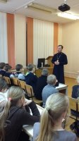 Состоялась встреча священнослужителя со школьниками ГУО  "Довская средняя школа"