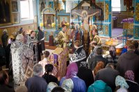 Преосвященнейший Стефан совершил в храме Покрова Пресвятой Богородицы г.Речицы пассию
