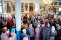 Преосвященнейший Стефан совершил в храме Покрова Пресвятой Богородицы г.Речицы пассию