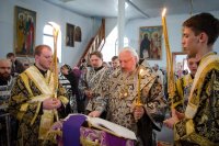 Преосвященнейший Стефан совершил в храме Покрова Пресвятой Богородицы г.Речицы пассию