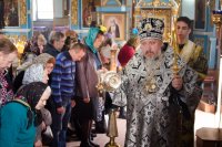 Преосвященнейший Стефан совершил в храме Покрова Пресвятой Богородицы г.Речицы пассию