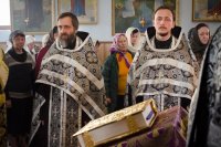 Преосвященнейший Стефан совершил в храме Покрова Пресвятой Богородицы г.Речицы пассию