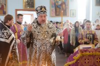 Преосвященнейший Стефан совершил в храме Покрова Пресвятой Богородицы г.Речицы пассию